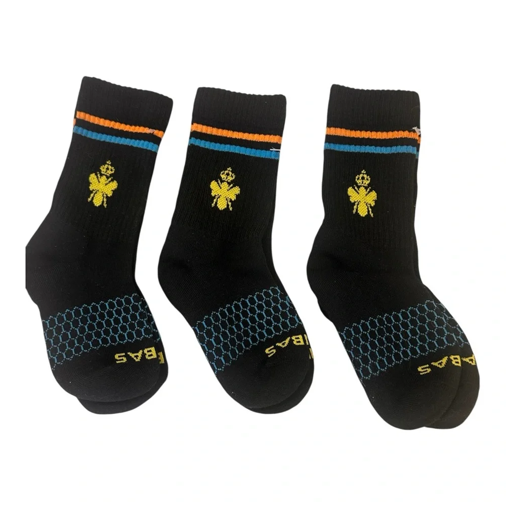 Bombas Honeycomb Arch Support Crew Socks Size XS Bundle of 3 NEW‎